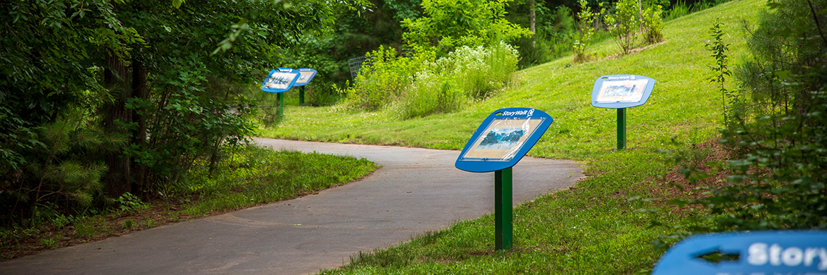 Storywalk path