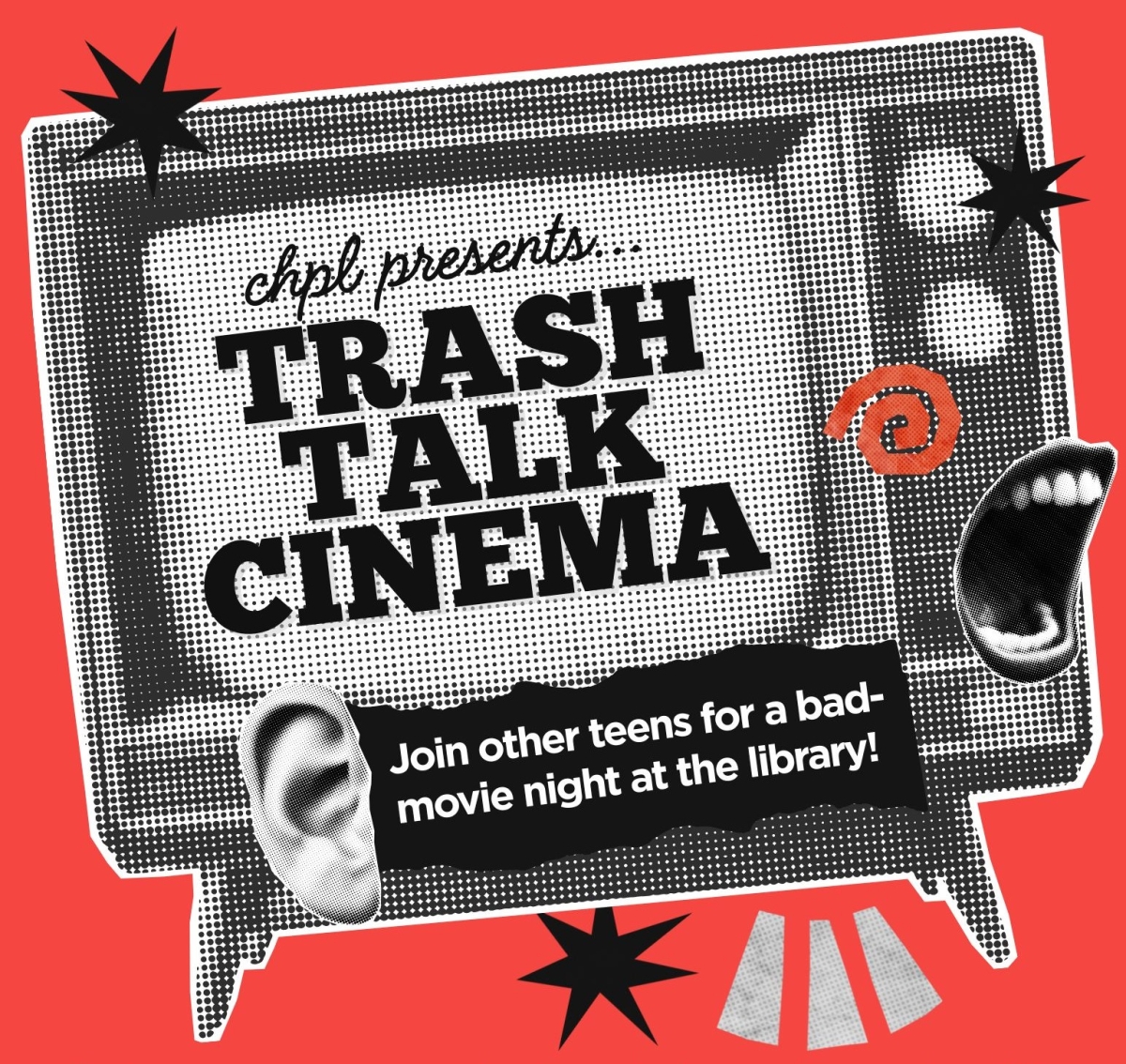 Trash talk cinema graphic