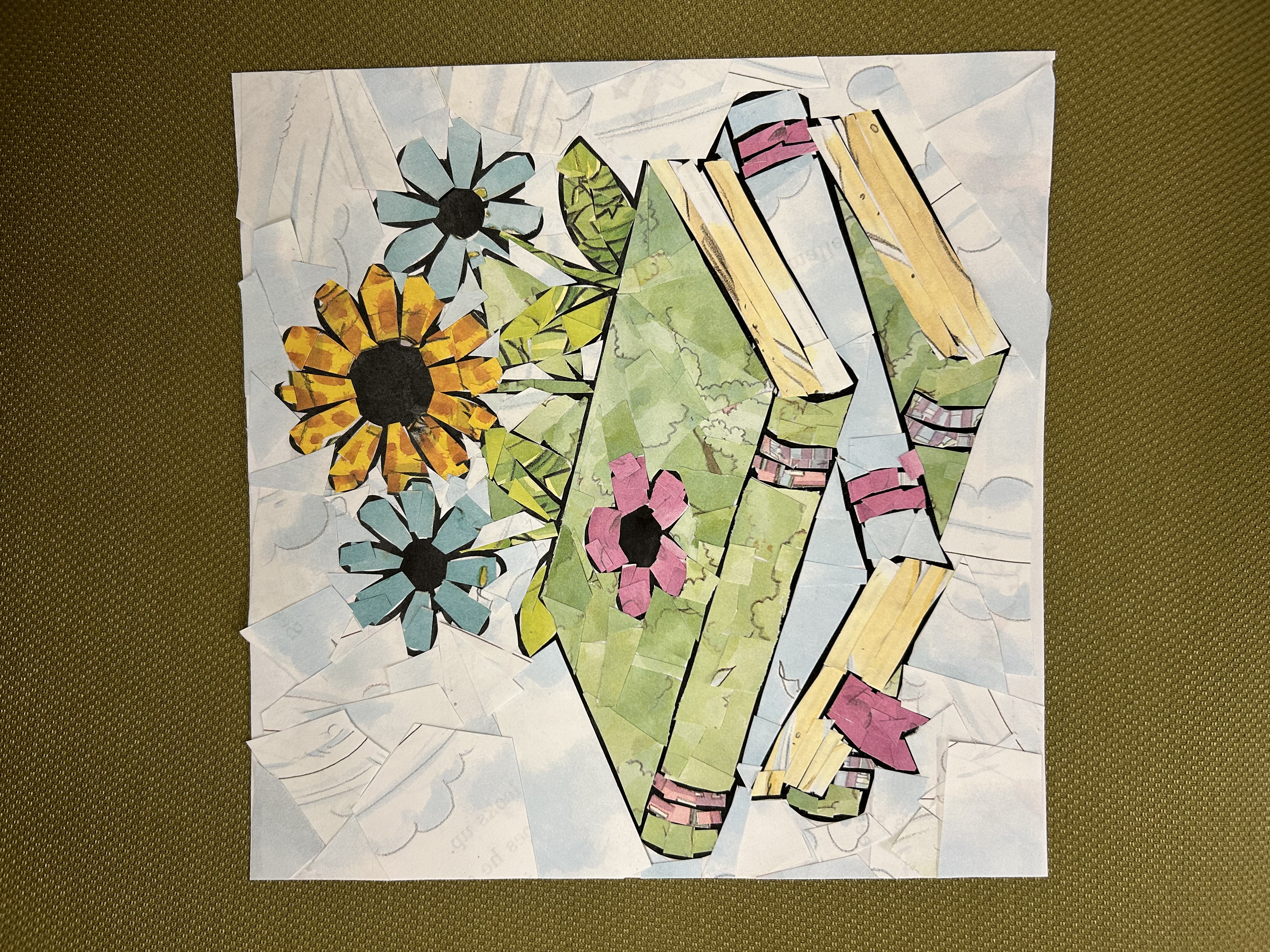 coloring with collage