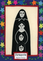Persepolis banned book trading card art