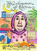 The Librarian of Basra by Jeanette Winter banned book trading card art