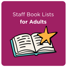 Adult Staff Lists icon showing an open book with a yellow star