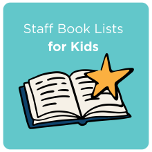 Kids Staff Lists icon showing an open book with a yellow star