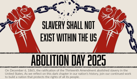 Abolition Day graphic