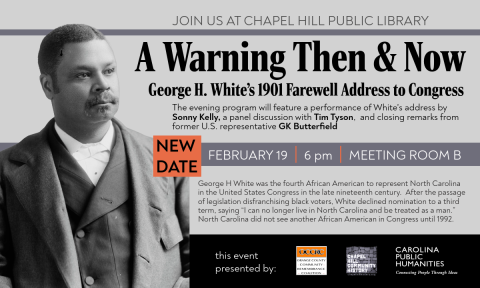 A Warning Then and Now graphic