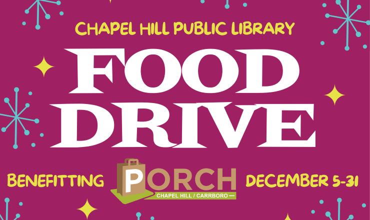 food drive for PORCH december 5-31